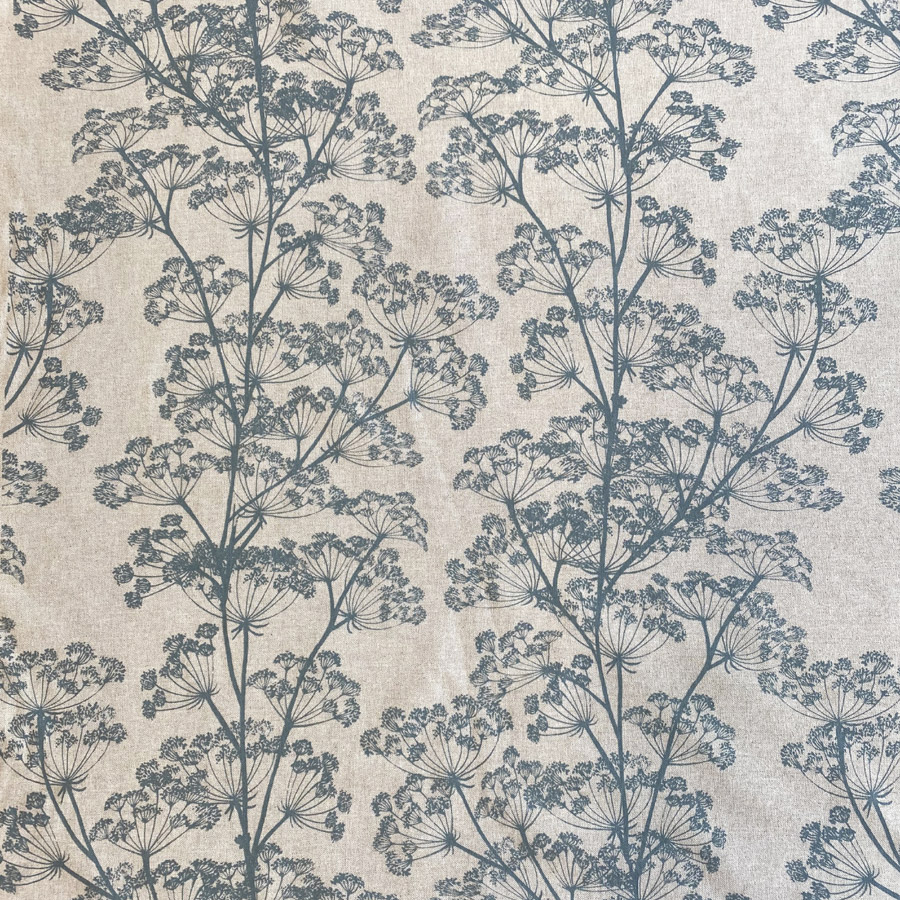 Cow Parsley Print - Mineral Blue - Image 4