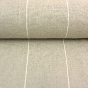 Linen Stripe York - White - Image 2