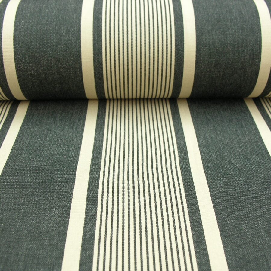 William Stripe Charcoal & Putty - Image 3
