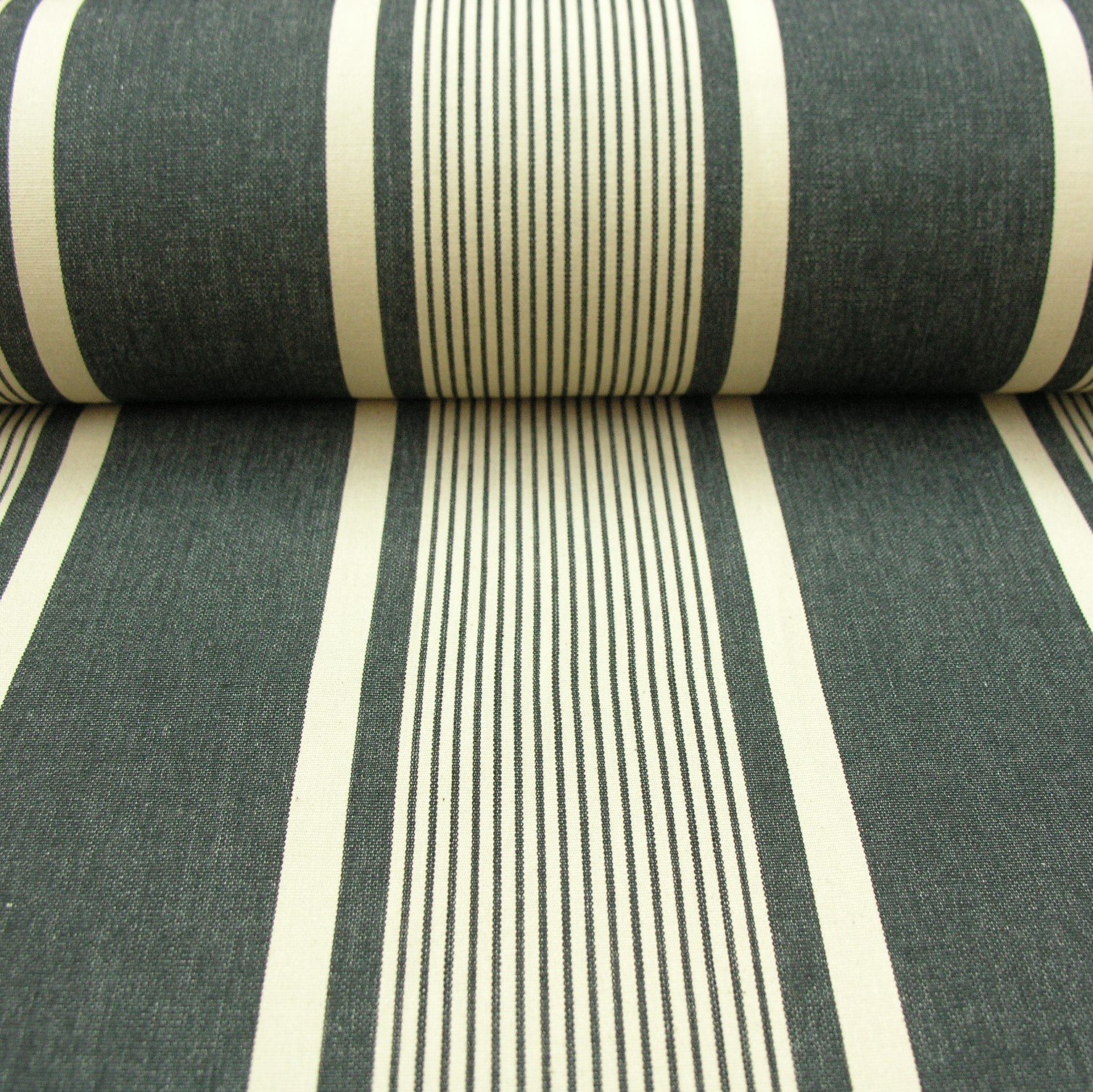 William Stripe Charcoal & Putty - Image 3
