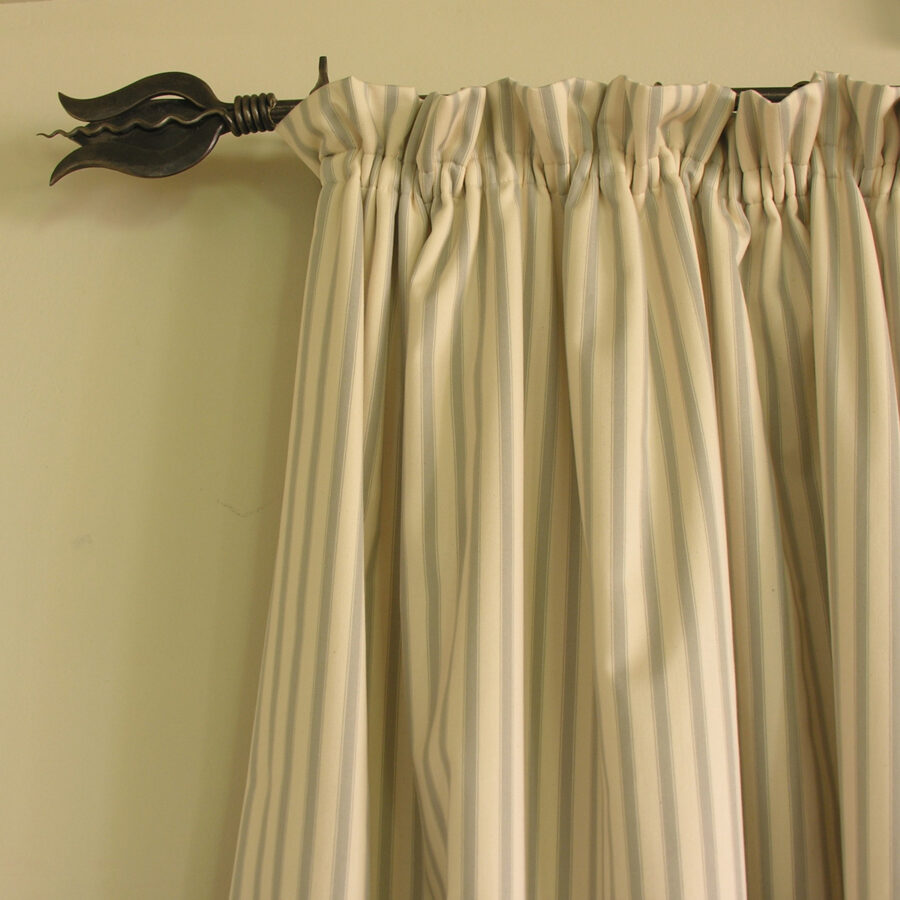 Ticking Fabric Large - Dove - Image 4