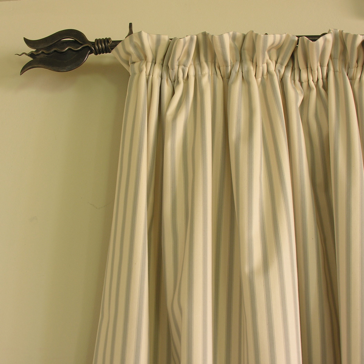 Ticking Fabric Large - Dove - Image 4