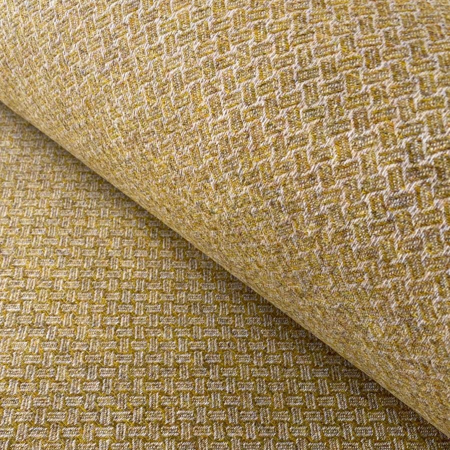 wool fabric in mustard