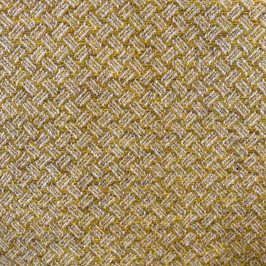 wool fabric in mustard