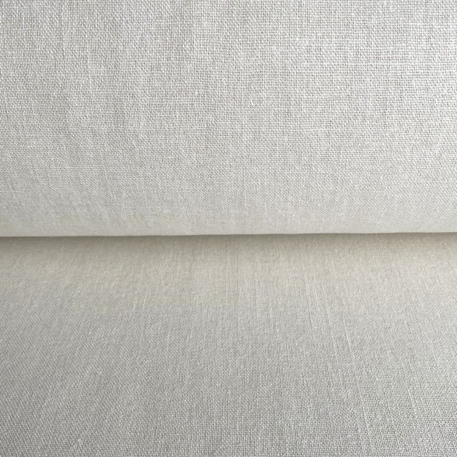 Extra Wide 100% Linen - Ivory - Image 3