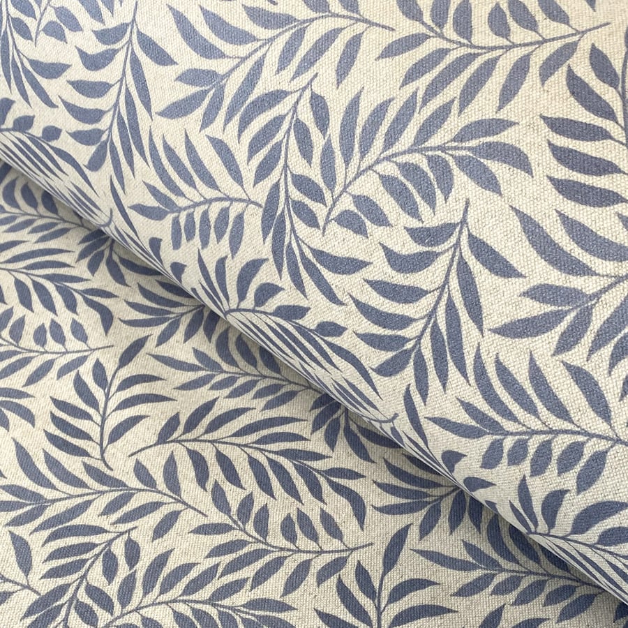 Extra Wide Acacia - Woad Blue on Natural