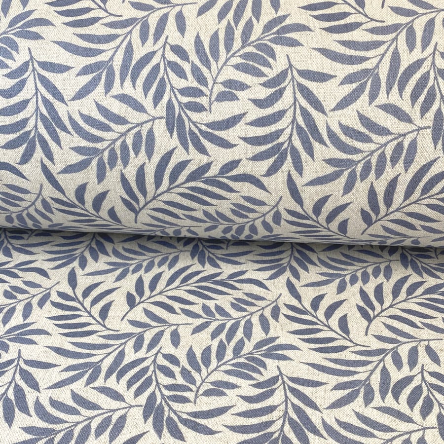 Extra Wide Acacia - Woad Blue on Natural - Image 3