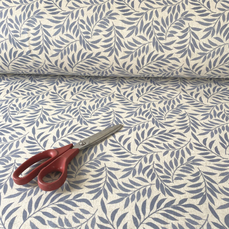 Extra Wide Acacia - Woad Blue on Natural - Image 4