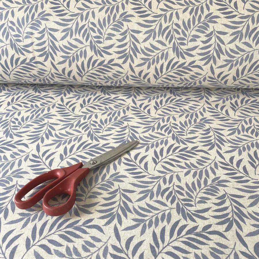 Extra Wide Acacia - Woad Blue on Natural - Image 4