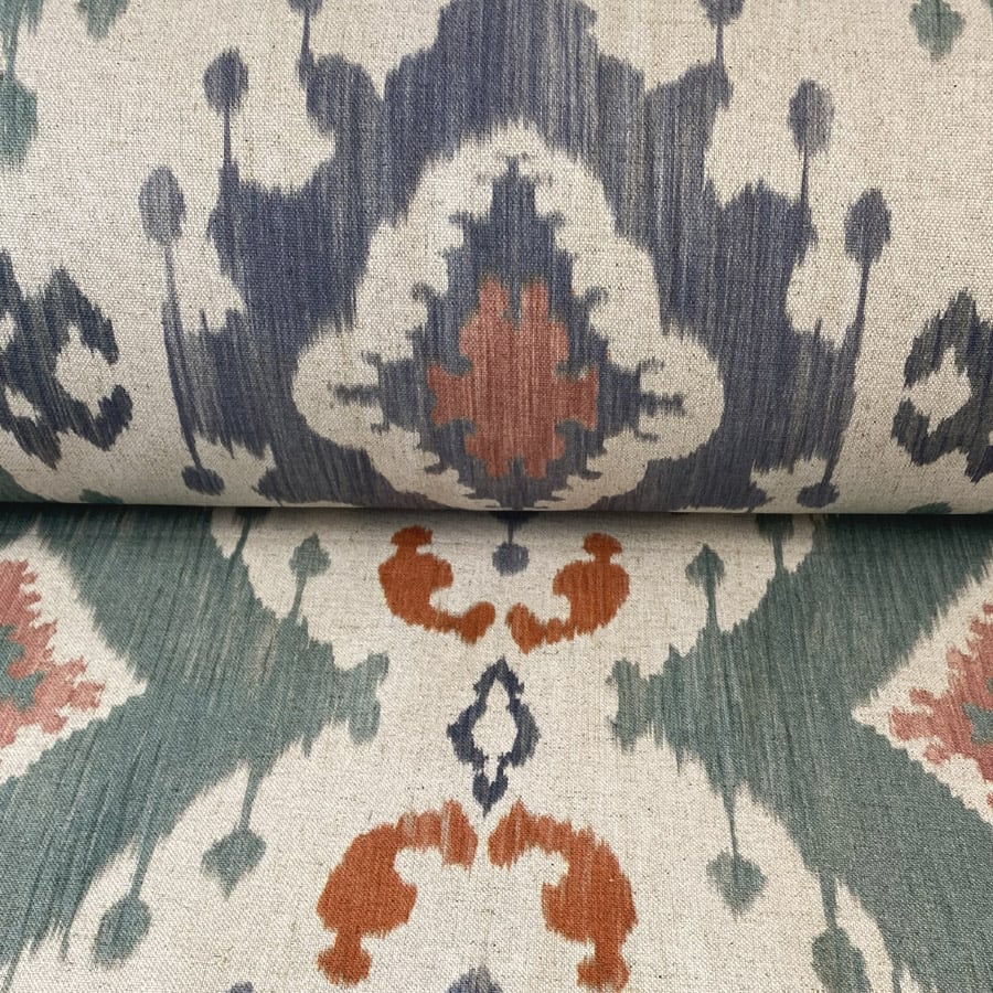 Extra Wide Daria - Indigo, Teal and Tamarind - Image 3