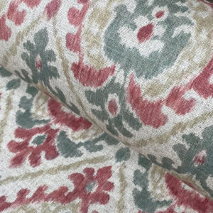 Extra Wide Dita - Soft Green and Strawberry Red
