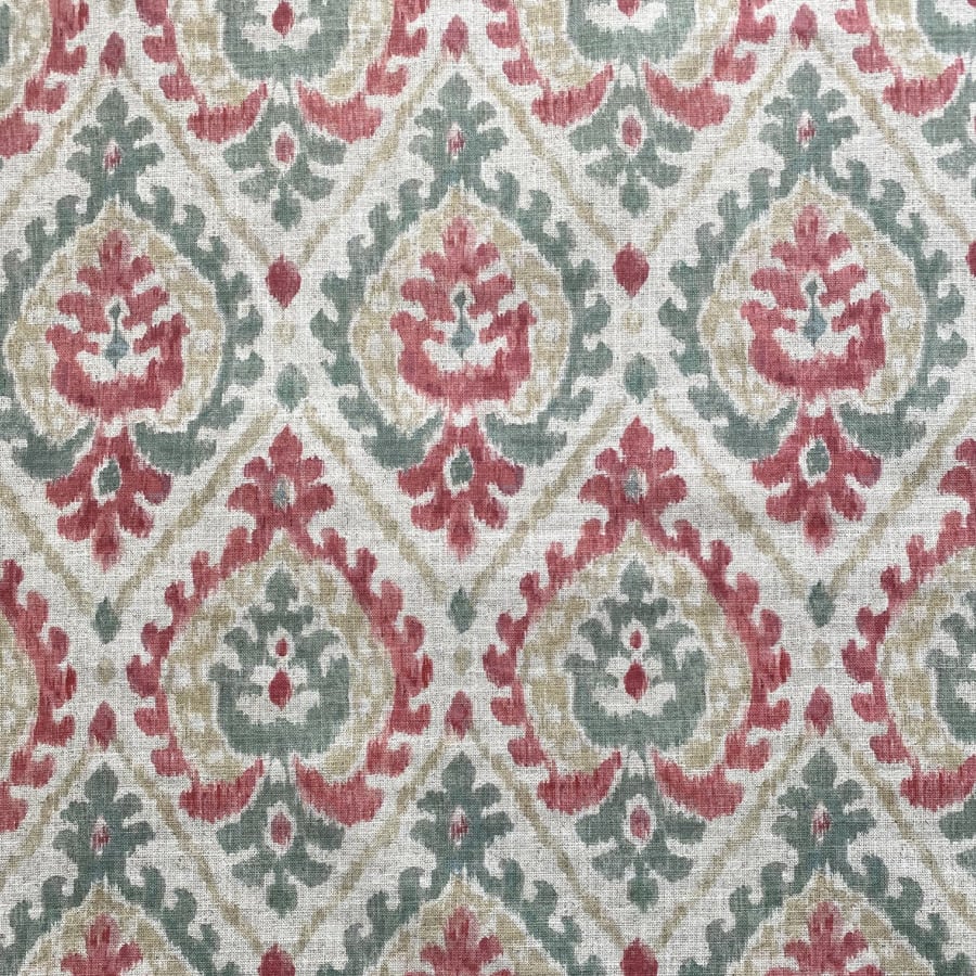 Extra Wide Dita - Soft Green and Strawberry Red - Image 2
