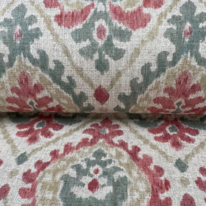 Extra Wide Dita - Soft Green and Strawberry Red - Image 3