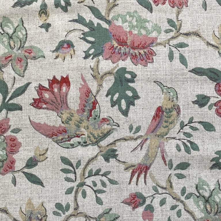 Extra Wide Ellen - Soft Green and Strawberry Red - Image 4