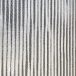 Extra Wide Hector Ticking Stripe - Black - Image 2