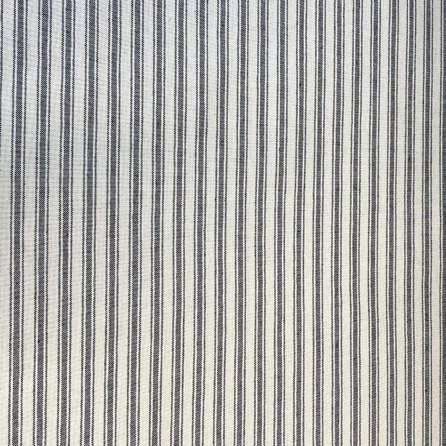 Extra Wide Hector Ticking Stripe - Black - Image 2