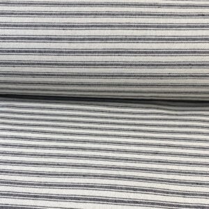 Extra Wide Hector Ticking Stripe - Black - Image 3