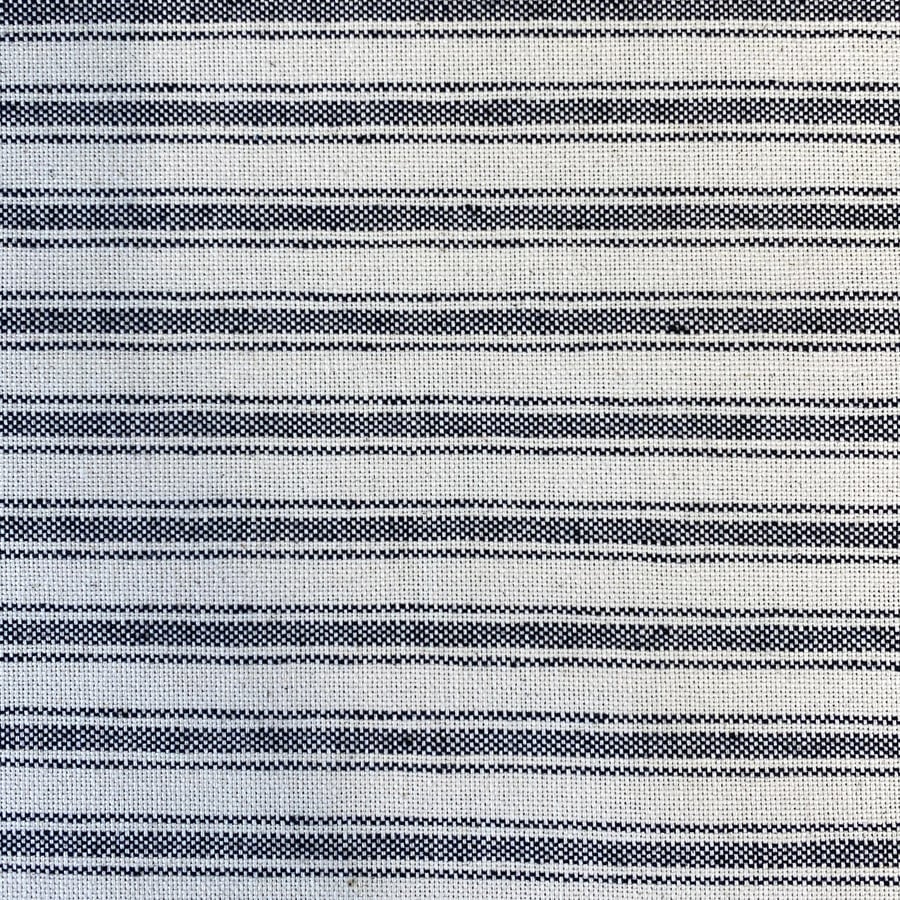 Extra Wide Hector Ticking Stripe - Black - Image 4