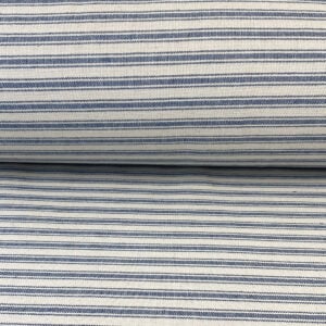 Extra Wide Hector Ticking Stripe - Indigo - Image 3