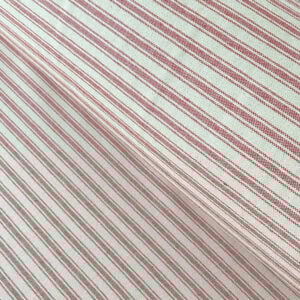Extra Wide Hector Ticking Stripe - Peony - Image 1