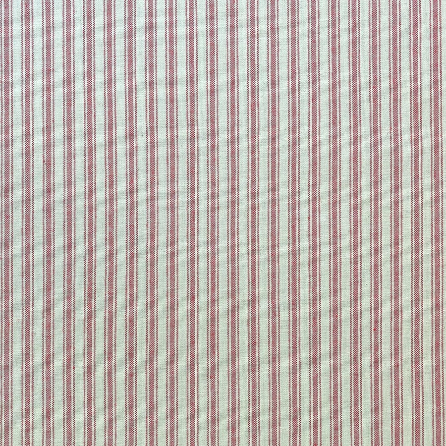 Extra Wide Hector Ticking Stripe - Peony - Image 2