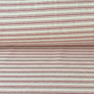 Extra Wide Hector Ticking Stripe - Peony - Image 3
