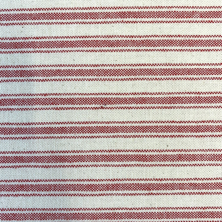 Extra Wide Hector Ticking Stripe - Peony - Image 4