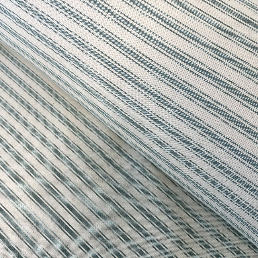 Extra Wide Hector Ticking Stripe - Teal