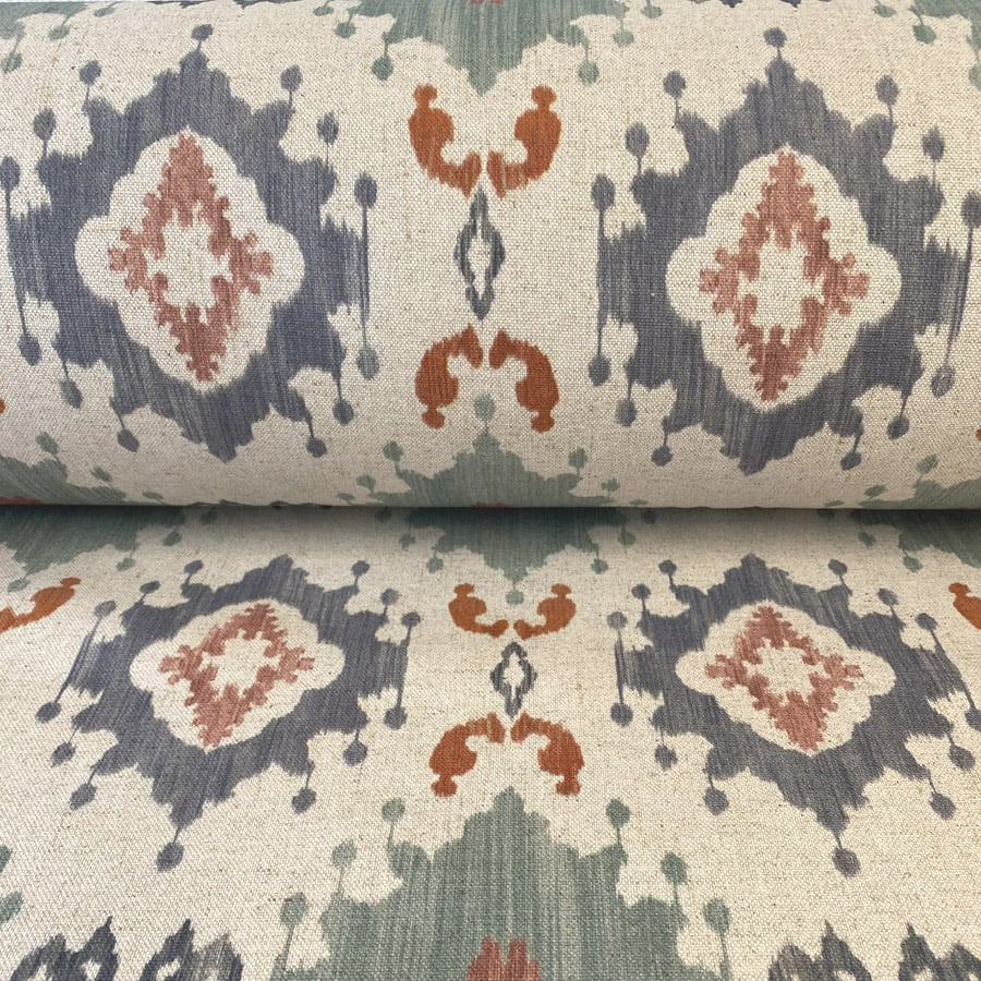 Extra Wide Little Daria - Indigo, Teal and Tamarind - Image 3