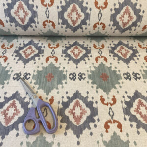 Extra Wide Little Daria - Indigo, Teal and Tamarind - Image 4