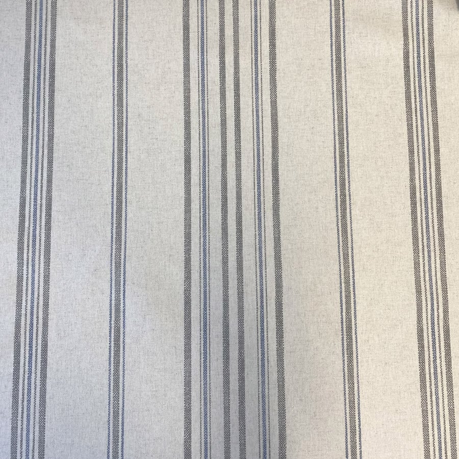 Extra Wide Maurice Stripe Grey and Indigo - Image 2
