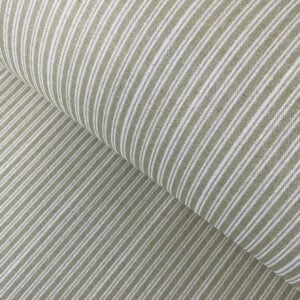 Extra Wide Pinstripe Print - Sage