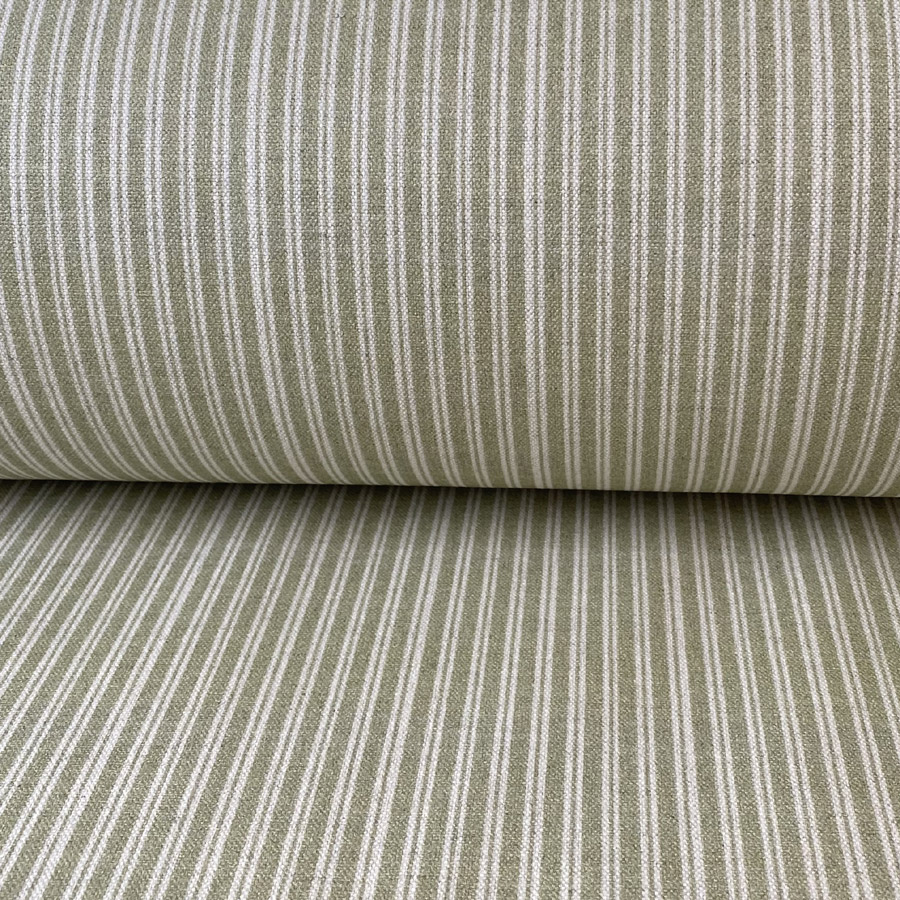 Extra Wide Pinstripe Print - Sage - Image 3