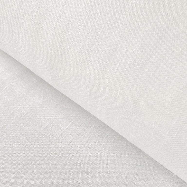 Extra Wide Weighted Sheer Newlyn White - Image 1