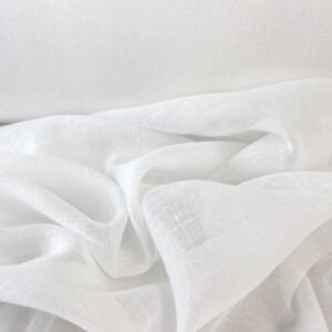 Extra Wide Weighted Sheer Newlyn White - Image 2