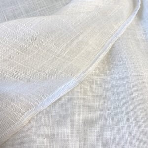 Extra Wide Weighted Sheer Newlyn White - Image 3