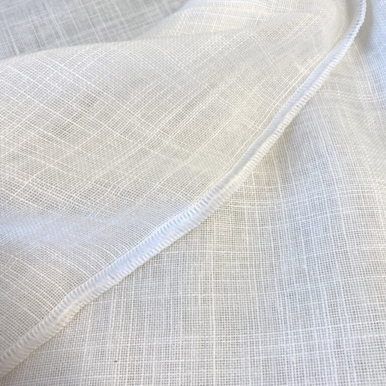 Extra Wide Weighted Sheer Newlyn White - Image 3