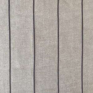 Extra Wide Sheer Stripe - Charcoal - Image 3