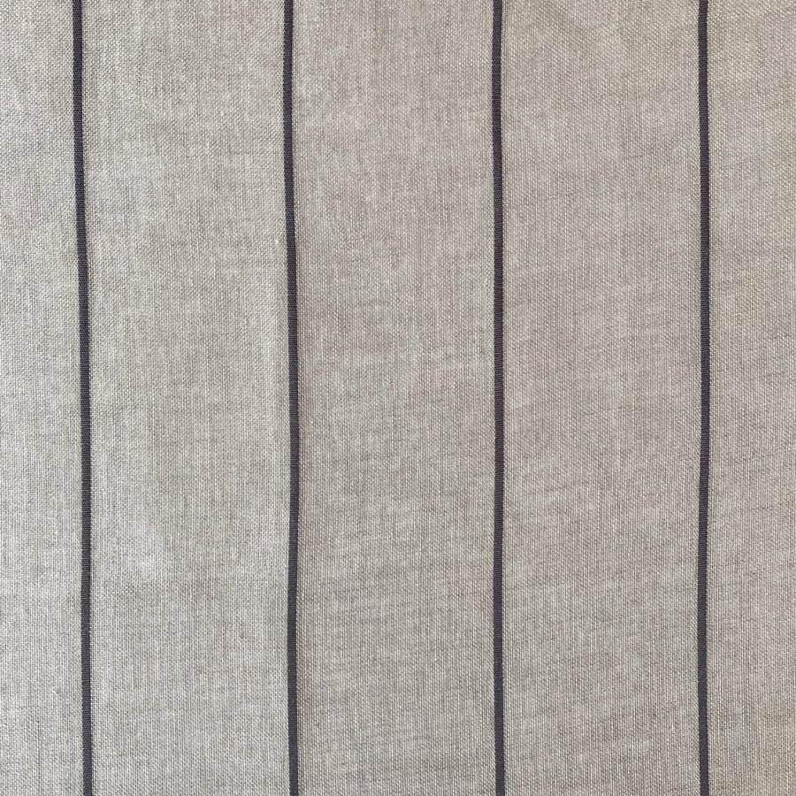 Extra Wide Sheer Stripe - Charcoal - Image 3