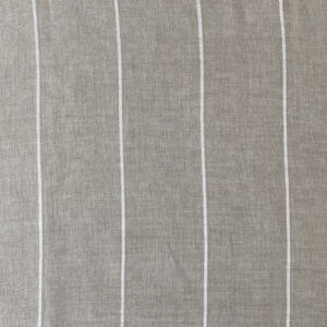 Extra Wide Sheer Stripe - White - Image 3