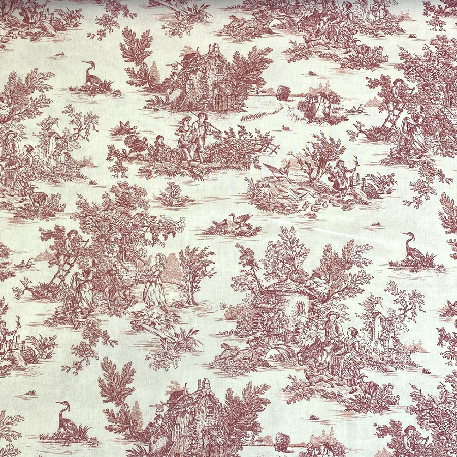 Extra Wide Toile Arcadian - Peony - Image 2