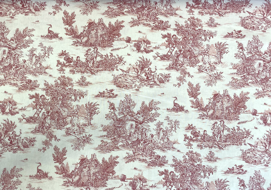 Extra Wide Toile Arcadian - Peony - Image 4