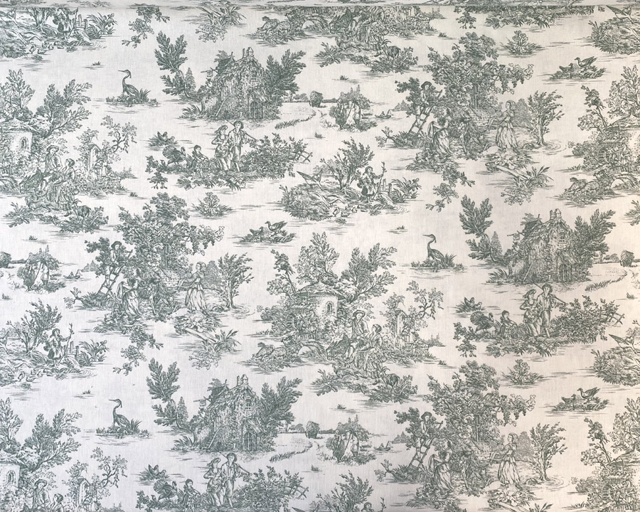 Extra Wide Toile Arcadian - Soft Green - Image 4
