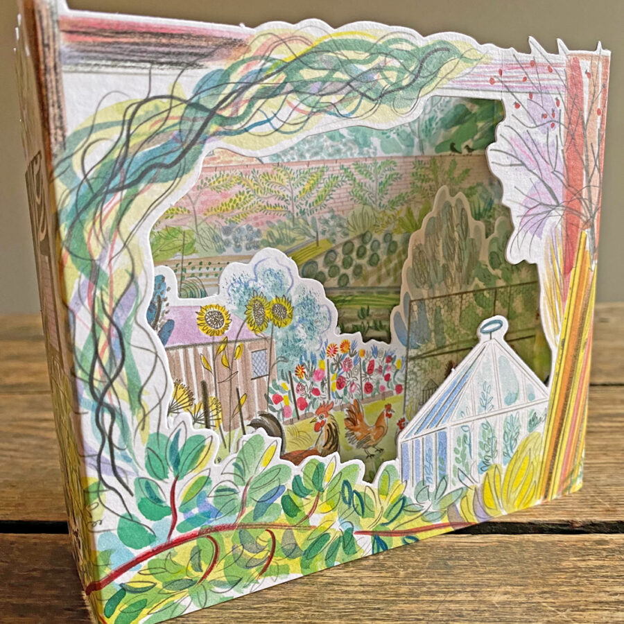 Emily Sutton 3D Allotment Card Late Summer - Image 2