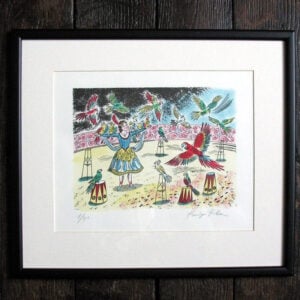 Parrot Show, Framed Print by Emily Sutton - Image 2