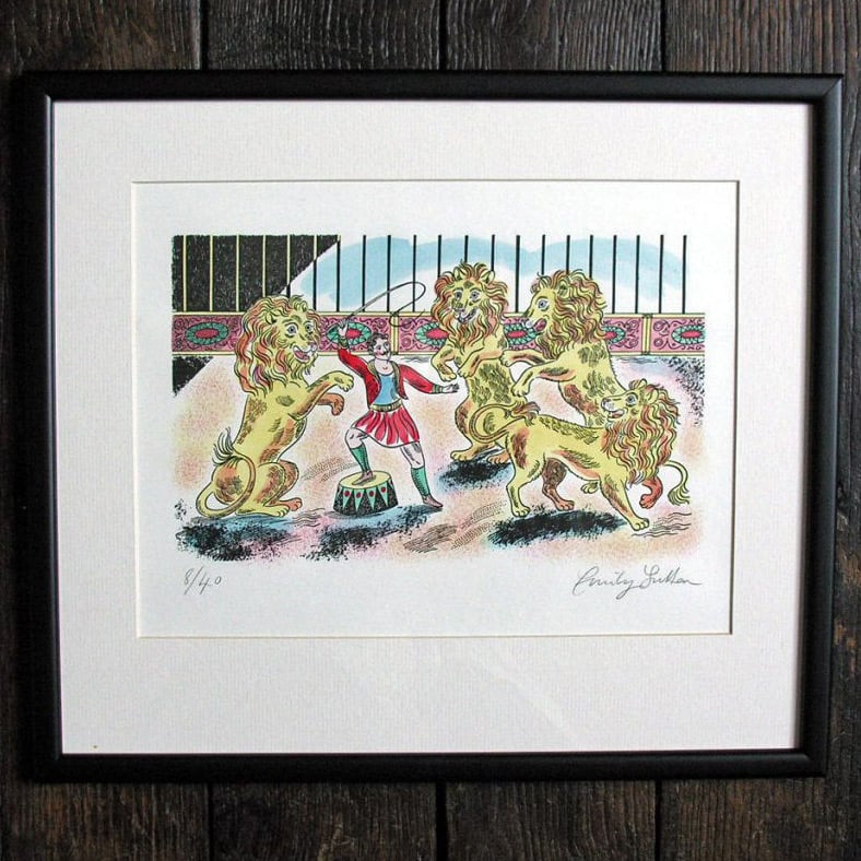 The Lion Tamer, Framed Print by Emily Sutton - Image 2
