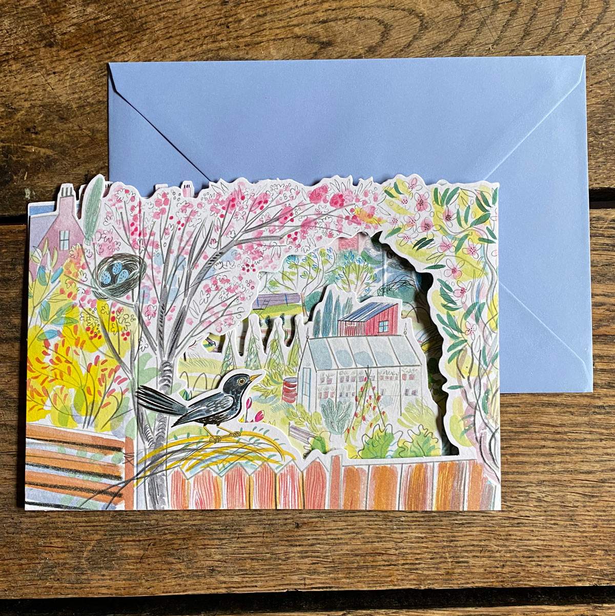 Emily Sutton 3D Spring Garden Card - Image 3