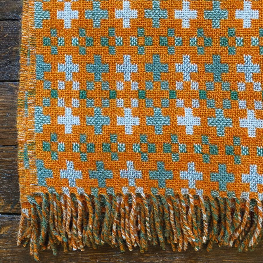 Eshton Blanket - Clementine Orange