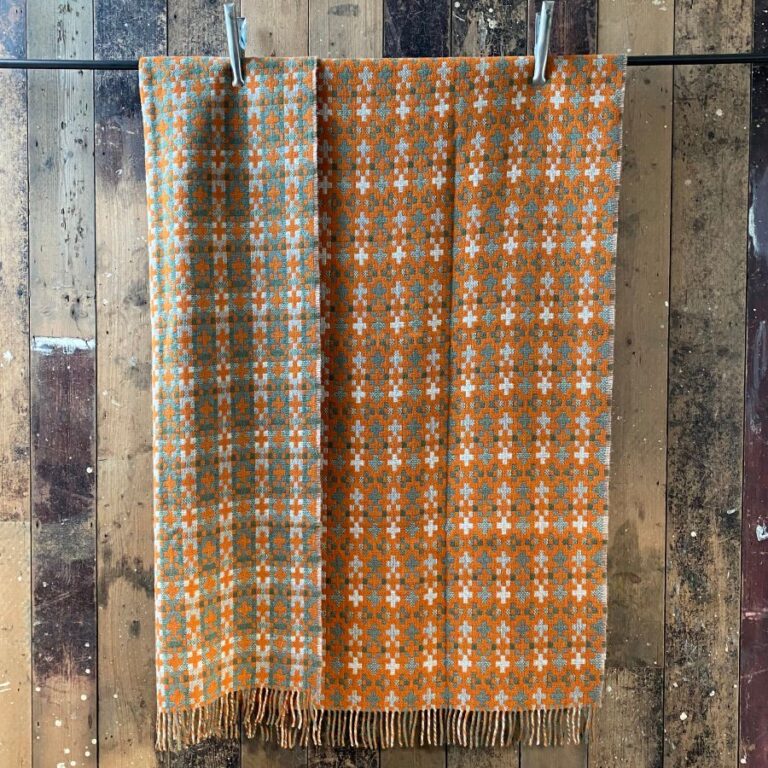 Eshton Blanket - Clementine Orange - Image 4