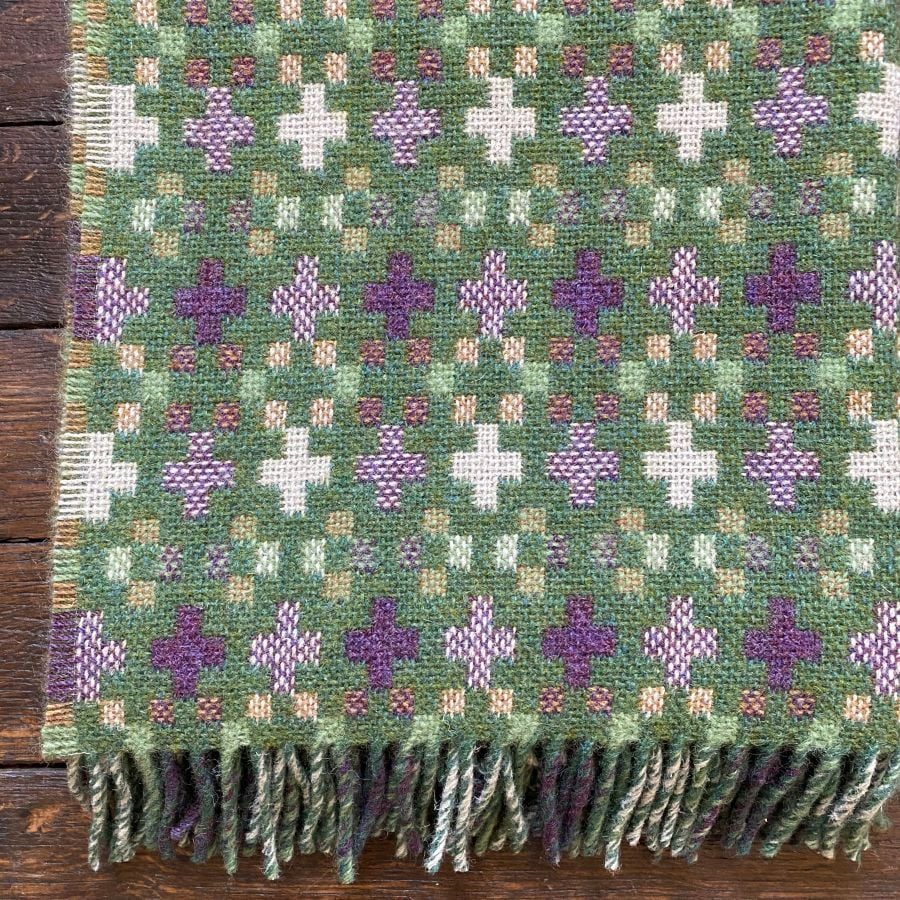 Eshton Blanket - Heather Green